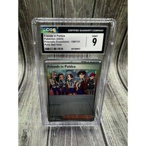 Friends in Paldea Pokémon (2025) Prismatic Evolutions - 109/131 Poké Ball Holo